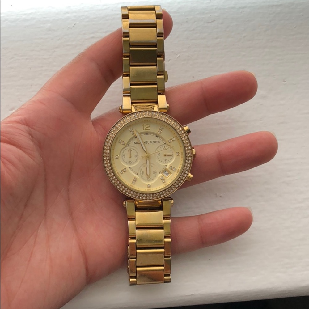Gently used Authentic Michael Kors watch in Gold